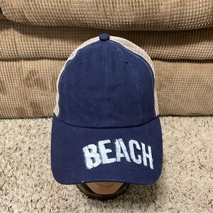 Navy Blue Beach Cap hats